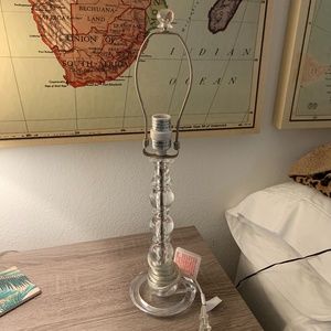 SET OF 2 Crystal Lamp Set